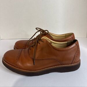 Samuel Hubbard Market Cap oxford whiskey tan brown men’s 10